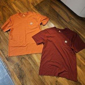 Men's Carhart tees medium GUC